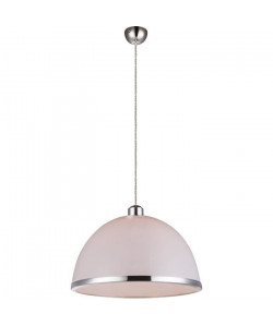 GLOBO LIGHTING Suspension chrome    Acrylique opal   Ř 34 x H 126 cm