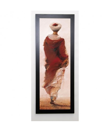 LETESTU YANN Image encadrée Bédouin rouge 40x102 cm Rouge