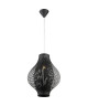 GLOBO LIGHTING Suspension plastique  Ř 37 x H 12 cm  Noir