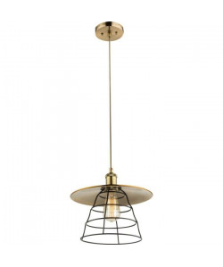 GLOBO LIGHTING Suspension  Ř 30 cm x H 150 cm  Bronze noir