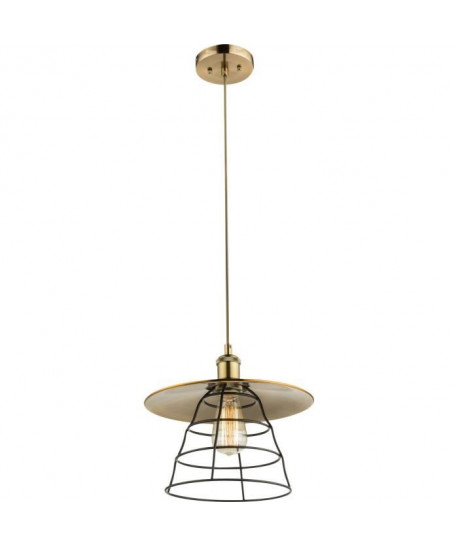 GLOBO LIGHTING Suspension  Ř 30 cm x H 150 cm  Bronze noir