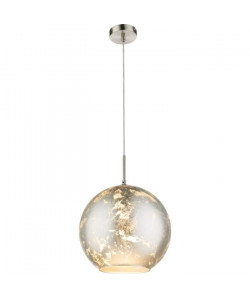 Suspension en nickel mat 120x30x30cm Gris métallisé