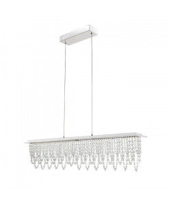 Suspension LED Chrome 150x11x90cm