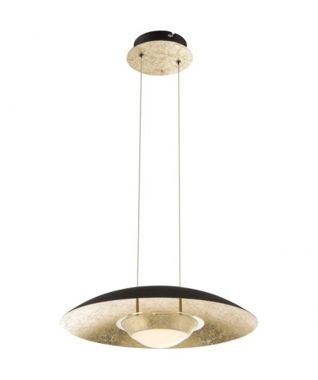 Suspension LED en Métal 120x40x40 cm Noir