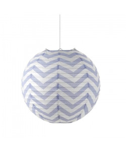 Lustre  suspensions boule Sune diametre 35 cm bleu