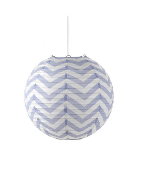 Lustre  suspensions boule Sune diametre 35 cm bleu