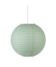 Lustre  suspension boule Japonaise diametre 35 cm vert d\'eau