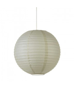 Lustre  suspension boule Japonaise diametre 35 cm taupe