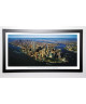 LINDNER Image encadrée Aerial View of Manhattan 57x107 cm Multicolore