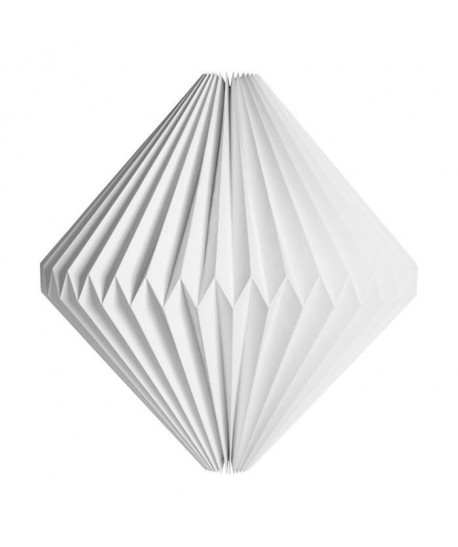 SEMA Lustre  suspension en papier origami Triga 38x40 cm blanc