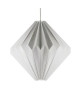 SEMA Lustre  suspension en papier origami Triga 38x40 cm blanc