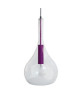 TREVISO Suspension verre 25x25x90 cm Violet