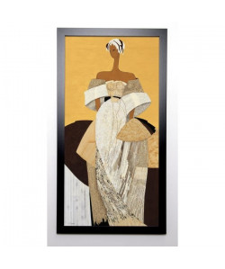 LoeSCH ELISABETH Image encadrée Angele 57x107 cm Beige