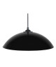 Lustre  suspension Demilune E27 25 W Ř29,5 cm Noir