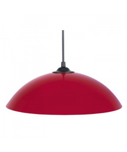 Lustre  suspension Demilune E27 25 W Ř29,5 cm Rouge