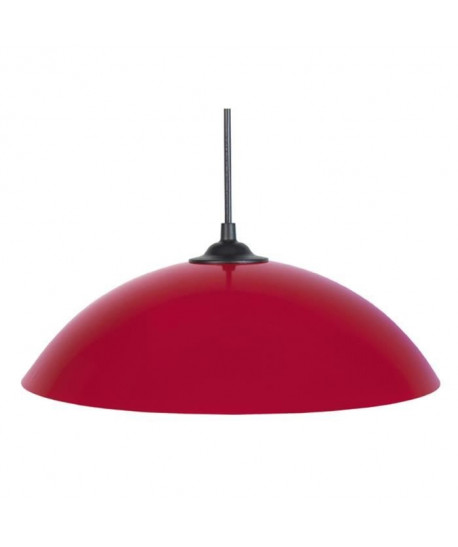 Lustre  suspension Demilune E27 25 W Ř29,5 cm Rouge