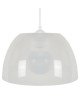 Lustre  suspension Plexi E27 15 W Ř25 cm Blanc