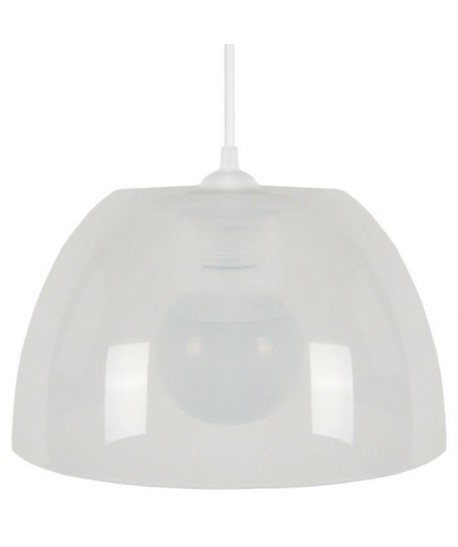 Lustre  suspension Plexi E27 15 W Ř25 cm Blanc