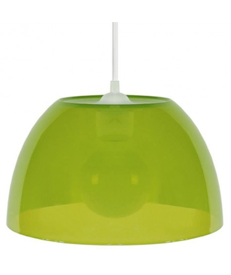 Lustre  suspension Plexi E27 15 W Ř25 cm Vert