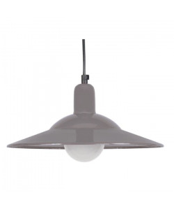 LODGE Lustre  suspension 30 cm métal taupe