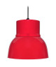 CLOCHE Lustre  suspension métal Ř24cm  Coloris rouge