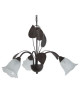 Lustre Eglantine 3 lumieres E14 15 W Noir