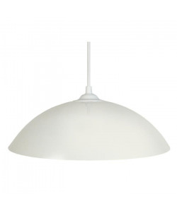 Lustre  suspension Demilune E27 25 W Ř29,5 cm Blanc