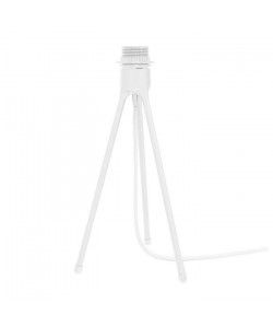 VITA Trépied en métal Tripod Table avec cordon en tissu 2 m blanc