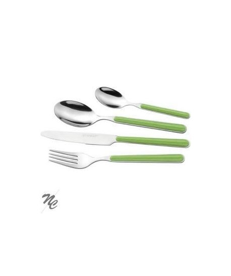 LA TABLE D\'ALBERT Ménagere 24 pieces  Rio Vert