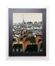 MANZO GIOVANNI Image encadrée Toits de Paris 37x47 cm Multicolore