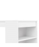 CHILI Table bar de 2 a 4 personnes style contemporain blanc mat  L 115 cm