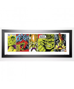 MARVEL Image encadrée Hulk 40x102 cm Vert