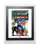 MARVEL Image encadrée Captain America  47x57 cm  Bleu