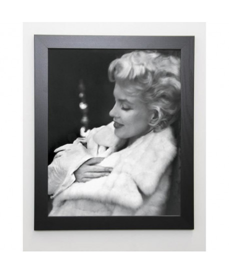 MARYLIN Image encadrée Serenity  47x57 cm  Gris