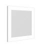 BASIC Miroir rectangulaire 30x30 cm Blanc