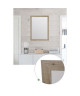 BASIC Miroir rectangulaire 50x70 cm Pin