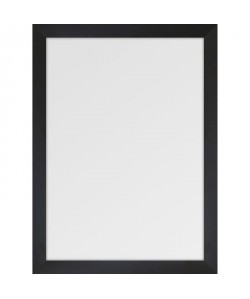 BASIC Miroir rectangulaire 50x70 cm Noir