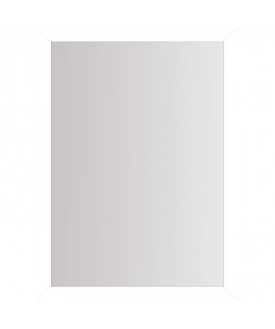 BASIC Miroir rectangulaire 50x70 cm Blanc