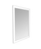 BASIC Miroir rectangulaire 50x70 cm Blanc