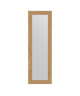 MIRRA Miroir rectangulaire 30x120 cm Chene