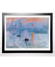 MONET Image encadrée Impression : Soleil Levant 67x87 cm Multicolore