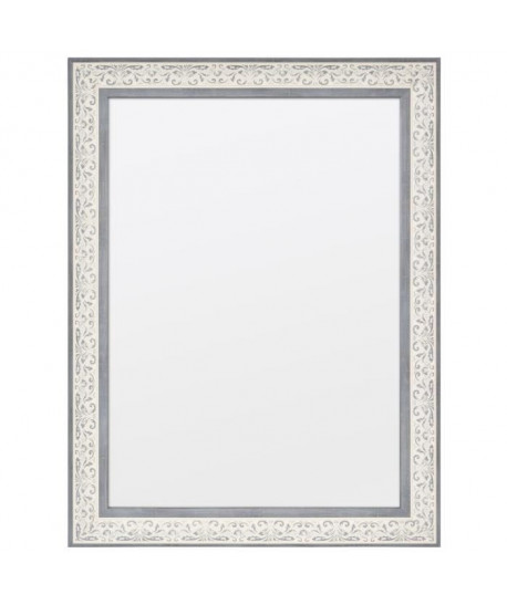 FAVERO Miroir 60x90 cm  Blanc cérusé