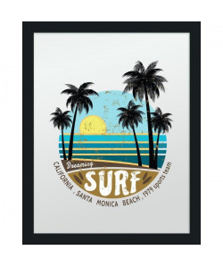 CALIFORNIA SURF Miroir 40x50 cm  Motif imprimé