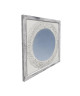 MILAN Miroir MDF 65x65 cm Blanc