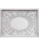 MILAN Miroir MDF 55x75 cm Blanc