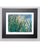 MONET CLAUDE Image encadrée Les iris 31x37 cm Vert