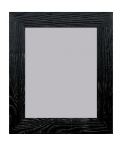 BOLOGNE Miroir MDF 57x67 cm Noir laqué