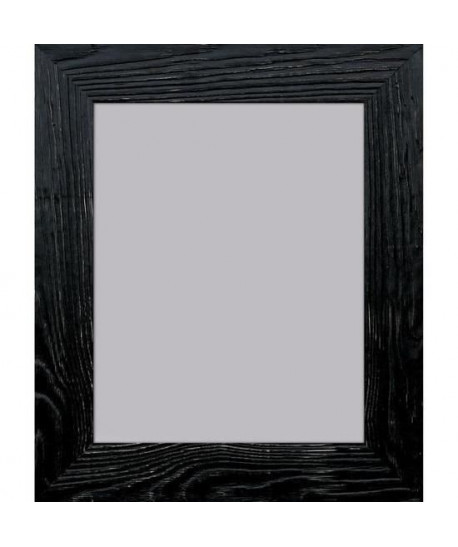 BOLOGNE Miroir MDF 57x67 cm Noir laqué