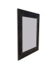 BOLOGNE Miroir MDF 57x67 cm Noir laqué