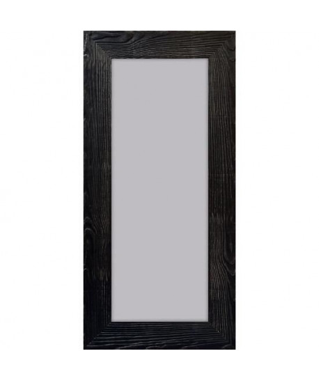 BOLOGNE Miroir MDF 47x97 cm Noir laqué